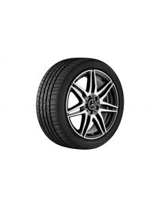 AMG 7-twin-spoke wheel, gloss black, Continental, PremiumContact 6 MO-V, 245/45 R19 102Y XL, summer, Q440291110360 buy in USA