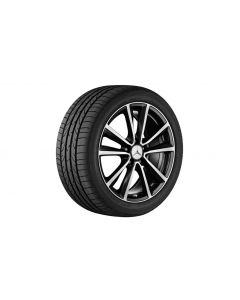 5-twin-spoke wheel, gloss black, Goodyear, UltraGrip 8 Performance MO, 225/40 R18 92V XL, winter, Q44014141010A buy in USA