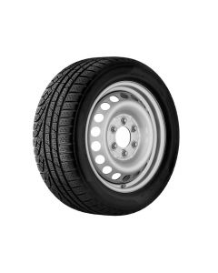 Steel wheel silver, Continental, Vanco Winter 2, 235/65 R16 118/116(115)R(S) C, Winter, Q44016111034A buy in USA