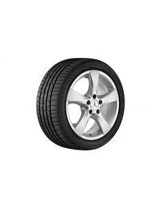 5-spoke wheel, vanadium silver, Continental, ContiWinterContact TS 830 P, 225/55 R17 101V XL, winter, Q44019111074A buy in USA