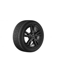 5-twin-spoke wheel, black, Continental, ContiEcoContact 5 MO, 205/55 R16 91V, summer, Q44024111146A buy in USA