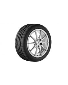 5-twin-spoke wheel titanium silver, Continental, ContiWinterContact TS 830 P MO, 205/50 R17 93H XL, winter, Q44014111228A buy in USA