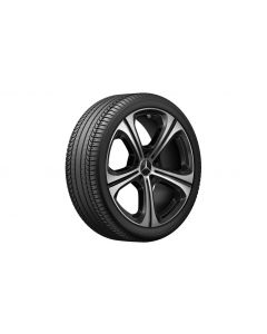 5-twin-spoke wheel, gloss black, Goodyear, Eagle F1 Asymmetric 5 MO-S, 225/40 R19 93Y XL, summer, Q440241410250 buy in USA