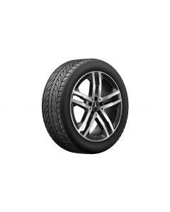 5-twin-spoke wheel, gloss black, Continental, PremiumContact 6 MOE, 235/50 R19 99W, summer, Q440671110030 buy in USA