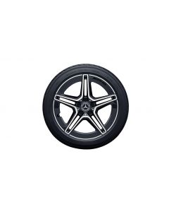 AMG 5-twin-spoke wheel, gloss black, Michelin, Pilot Alpin 5 MO, 245/40 R19 98V XL, winter, Q440141511990G2 buy in USA