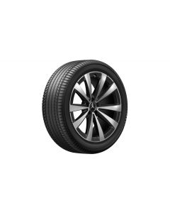 5-twin-spoke wheel, gloss black, Goodyear, Eagle F1 Asymmetric 5 MO, 255/45 R20 105H XL, summer, Q440241410210 buy in USA