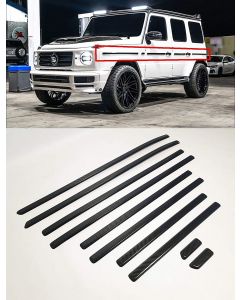 Mercedes G-class W464 Carbon Fiber Side Insert Trims Moldings Brabus Style buy in USA