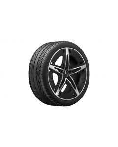 AMG 5-spoke wheel, 48.3 cm (19-inch), high-sheen, CLA, 245/35 R19/, matt black, A11840106007X36 buy in USA