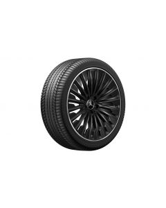 AMG multi-spoke wheel, 50.8 cm (20 inch), high-sheen rim flange, E-Class, 275/35 R20/, black, A21440106007X72 buy in USA