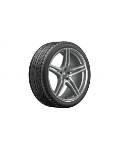 AMG 5-spoke wheel, 53.3 cm (21-inch), high-sheen, S-Class, 285/30 R21/, titanium gray, A22340122007X21 buy in USA