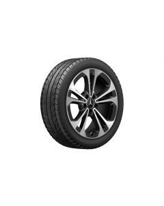 5-twin-spoke wheel, gloss black, Continental, EcoContact 6 MO, 245/40 R18 97Y XL, summer, Q4402411101900J2022 buy in USA