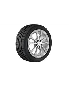 5-twin-spoke wheel, vanadium silver metallic, Continental, ContiEcoContact 5 MO, 215/60 R17 96V, summer, Q4406511101000J2022 buy in USA