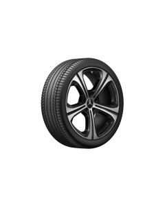 5-twin-spoke wheel, gloss black, Pirelli, P Zero MO, 255/35 R19 96Y XL, summer, Q4402417103000J2022 buy in USA