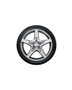 AMG 5-spoke wheel, silver polished, Continental, ContiSportContact 5 MO, 245/35 R18 92Y XL, summer, Q4402411112100J2022 buy in USA