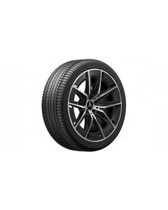 AMG light-alloy wheel, 5-twin-spoke design, 50.8 cm (20-inch), high-sheen, E-Class, 295/35 R20/, matt black, A21440112007X36 buy in USA