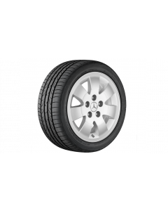 7-spoke wheel silver, Continental, ContiWinterContact TS 850, 195/65 R15 91T, Winter, Q4401811101300J2022 buy in USA