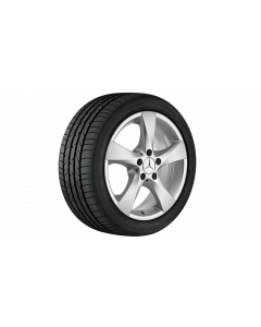 5-spoke wheel, vanadium silver, Continental, ContiWinterContact TS 830 P, 225/55 R17 101V XL, winter, Q44019111087A buy in USA