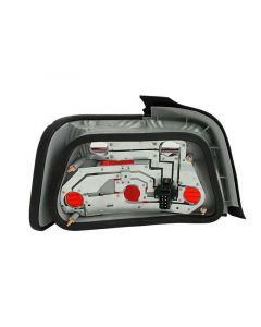 ANZO 1992-1998 BMW 3 Series E36 Sedan Taillights Red/Clear buy in USA