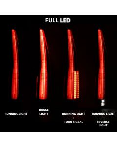 ANZO 2007-2014 Cadillac Escalade Led Taillights Red/Clear buy in USA