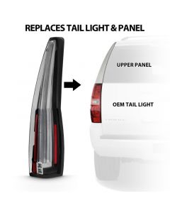 ANZO 2007-2014 Chevrolet TahOE Led Taillights Red/Clear buy in USA