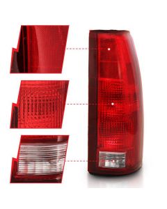 ANZO 1988-1999 Chevy C1500 Taillight Red/Clear Lens w/ Circuit Board(OE Replacement) buy in USA