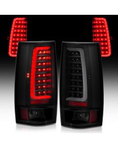 ANZO 2007-2014 Chevy Tahoe LED Taillight Plank Style Black w/Smoke Lens buy in USA