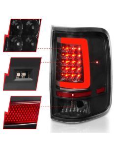 ANZO 2004-2006 Ford F-150 LED Tail Lights w/ Light Bar Black Housing Clear Lens buy in USA