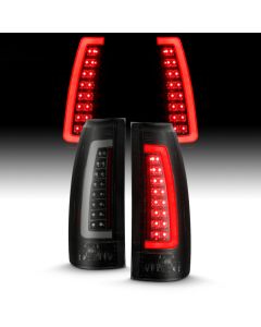 ANZO 1999-2000 Cadillac Escalade LED Taillights Black Housing Smoke Lens Pair buy in USA