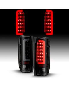 ANZO 1987-1996 Ford F-150 LED Taillights Black Housing Smoke Lens (Pair) buy in USA