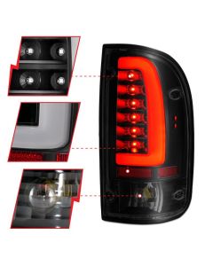 ANZO 1995-2000 Toyota Tacoma LED Taillights Black Housing Smoke Lens (Pair) buy in USA