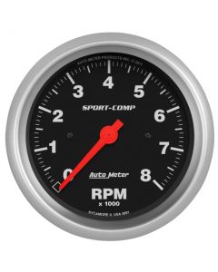 Autometer Sport-Comp 3-3/8 inch 8000 RPM Electronic In Dash Tach buy in USA