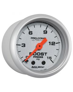 Autometer Ultra-Lite 52mm 0-15 PSI Mechanical Boost Gauge buy in USA