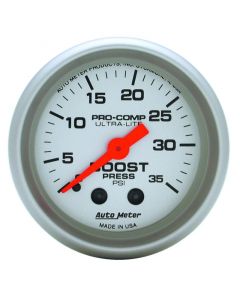 Autometer Ultra-Lite 52mm 35 PSI Mechanical Boost Gauge buy in USA