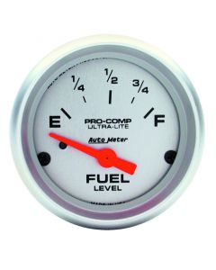 Autometer Ultra-Lite 52mm 73 OHMS Empty/10 OHMS Full Short Sweep Electronic Fuel Level Gauge buy in USA