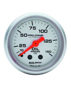 Autometer Ultra-Lite 52mm 0-150 PSI Mechanical Oil Pressure Gauge buy in USA