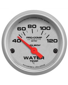 Autometer Ultra-Lite 52mm 40-120 Deg C Short Sweep Electronic Water Temp Gauge buy in USA