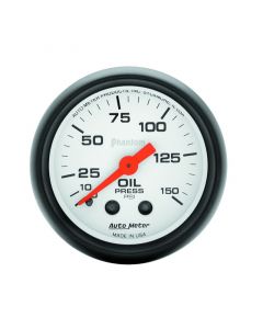 Autometer Phantom 52mm 150 PSI Mechanical Oil Pressure Gauge buy in USA