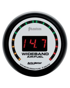 Autometer Phantom 52mm Digital 10:1-17:1 Street Wideband Air/Fuel Ratio Gauge buy in USA