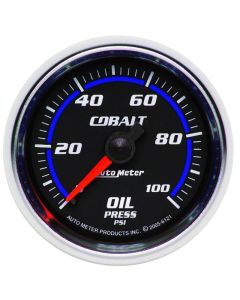 Autometer Cobalt 52mm 100 PSI Mechanical Oil Pressure Gauge buy in USA