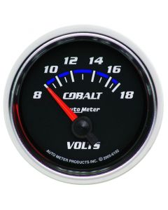 Autometer Cobalt 52mm 8-18 Volts Short Sweep Electric Voltmeter Gauge buy in USA