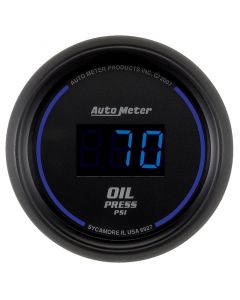 Autometer Cobalt Digital 52.4mm Black 0-100psi Oil Pressure Gauge buy in USA