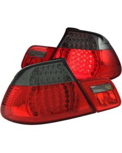 ANZO 2000-2003 BMW 3 Series E46 LED Taillights Red/Smoke 4pc buy in USA