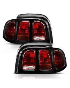 ANZO 1994-1998 Ford Mustang Taillight Dark Red Lens (OE Style) buy in USA