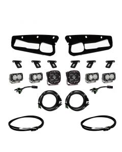 Baja Designs 2021+ Ford Bronco Clear SAE Fog Pocket Kit w/Upfitter buy in USA