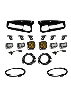 Baja Designs 2021+ Ford Bronco Amber SAE Fog Pocket Kit w/Upfitter buy in USA