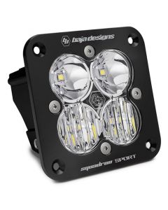 Baja Designs Squadron Sport Driving/Combo Pattern Flush Mount Black LED Light Pod - Clear buy in USA