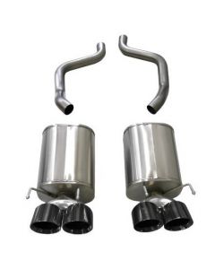 Corsa 05-08 Chevrolet Corvette (C6) 6.0L/6.2L Black Xtreme Axle-Back Exhaust w/4.5in Tips buy in USA