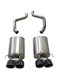 Corsa 09-13 Chevrolet Corvette (C6) 6.2L Black Xtreme Axle-Back Exhaust w/4.5in Tips buy in USA