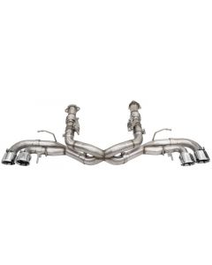 Corsa 2020 Corvette C8 3in Xtreme Cat-Back Exhaust 4.5in Pol Quad Tips - Integrates stock AFM Valve buy in USA