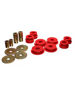 Energy Suspension 03-05 Mitsubishi Lancer EVO 8 Red Rear Differential / Mustache Bar Bushing Set buy in USA